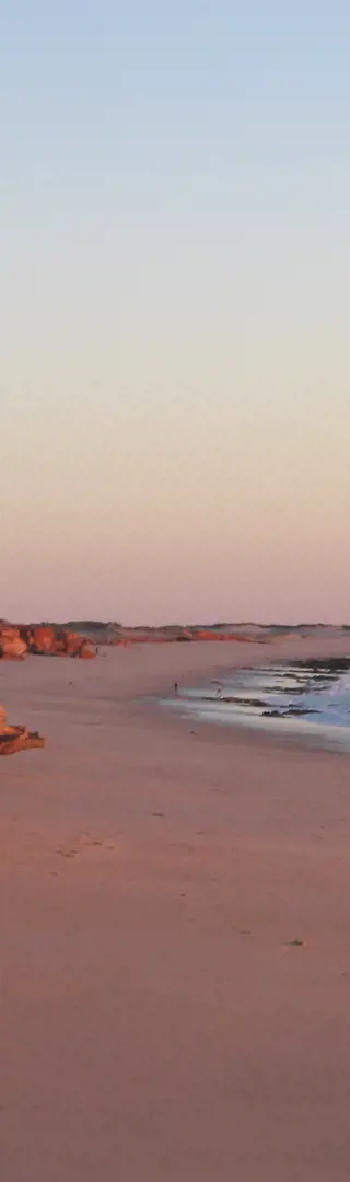 Sonnenuntergangsstimmung am Cape Leveque
